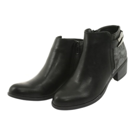 M.Daszyński Bottines Jodhpur Daszyński 1919 boucle noire gris 3