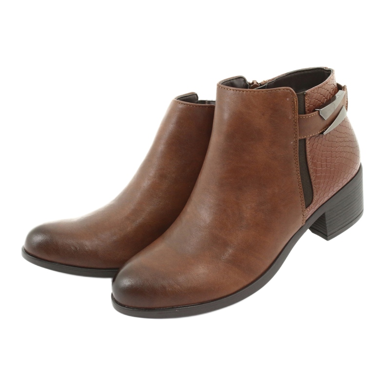 M.Daszyński Boots Jodhpur à boucle Daszyński 1919 bronze brun 4