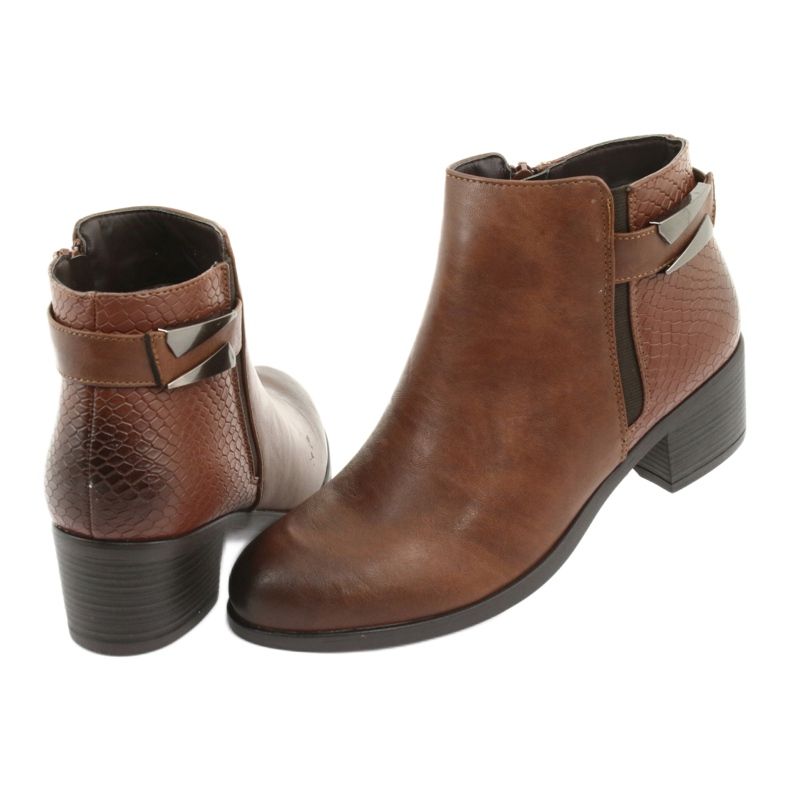 M.Daszyński Boots Jodhpur à boucle Daszyński 1919 bronze brun 5