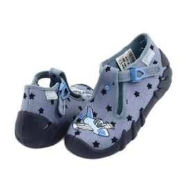 Chaussures enfants colorées Befado 110P345 bleu marin bleu 4