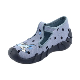 Chaussures enfants colorées Befado 110P345 bleu marine bleu 2