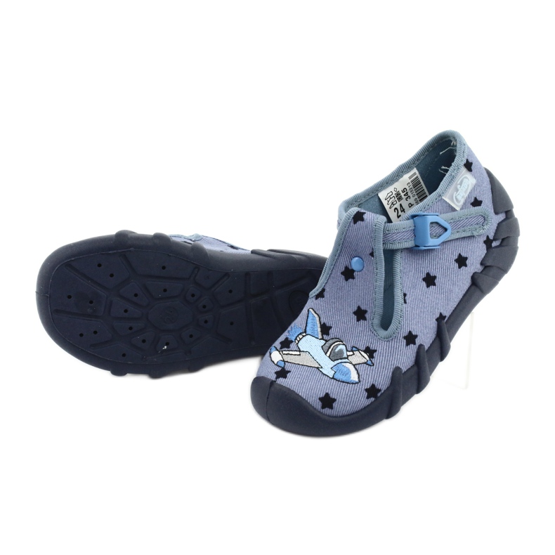 Chaussures enfants colorées Befado 110P345 bleu marin bleu 5