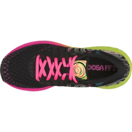 Chaussures de course Asics Gel-Noosa Ff 2 W T869N-001 le noir multicolore 2 Chaussures de course Asics Gel-Noosa Ff 2 W T869N-001 le noir multicolore 2