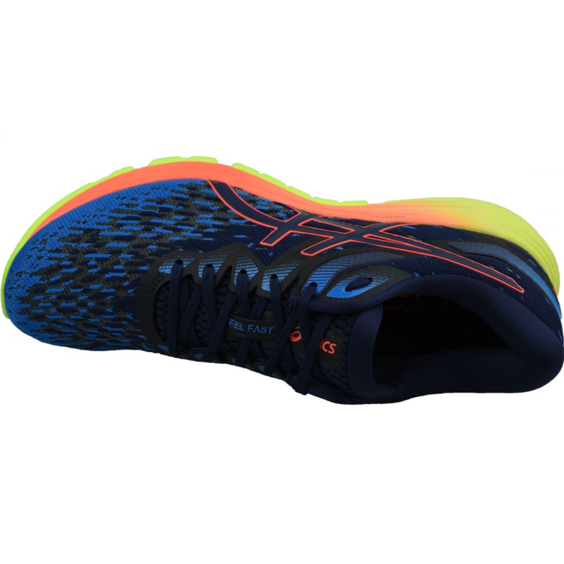 Chaussures de course Asics DynaFlyte 4 M 1011A549-400 bleu multicolore 2
