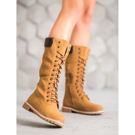 Seastar Bottes chaudes à lacets brun 2