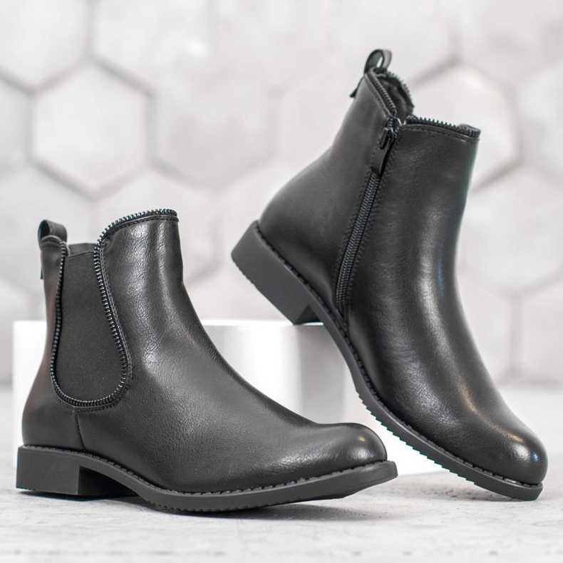 J. Star Bottines Chelsea boots le noir 1