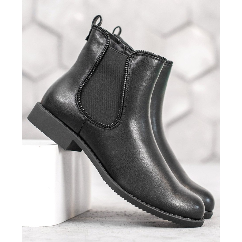 J. Star Bottines Chelsea boots noir 2