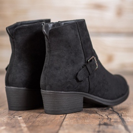 J. Star Bottines En Daim Avec Boucle le noir 2