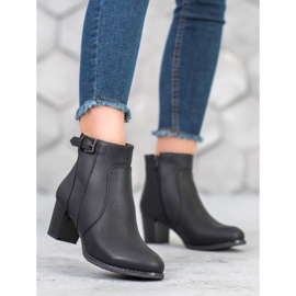 J. Star Bottines classiques à talons hauts le noir 5