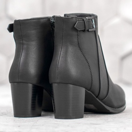 J. Star Bottines classiques à talons hauts le noir 3