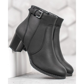J. Star Bottines classiques à talons hauts le noir 4