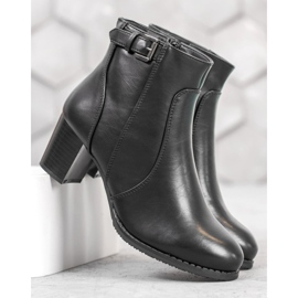 J. Star Bottines classiques à talons hauts le noir 2