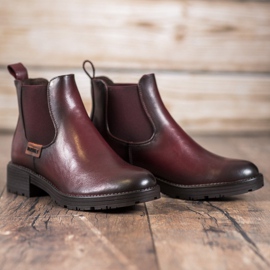 Bottines chelsea bordeaux VINCEZA rouge 1 Bottines chelsea bordeaux VINCEZA rouge 1