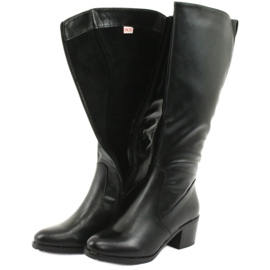 M.Daszyński Bottes isolées talons hauts Daszyński 153 noir 5