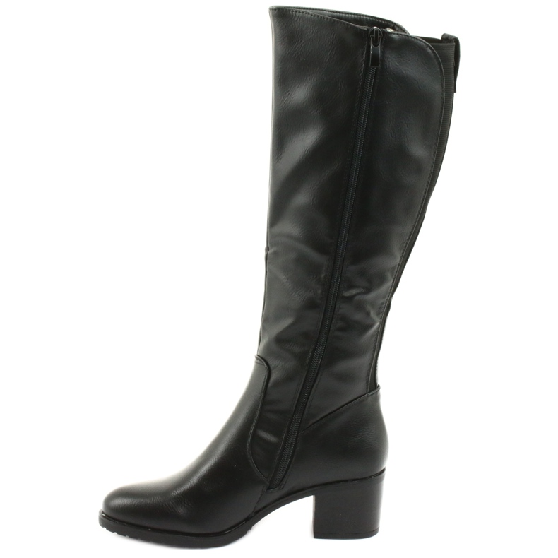 M.Daszyński Bottes isolées talons hauts Daszyński 153 noir le noir 2