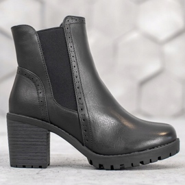 J. Star Bottes à enfiler sur la plate-forme noir 1