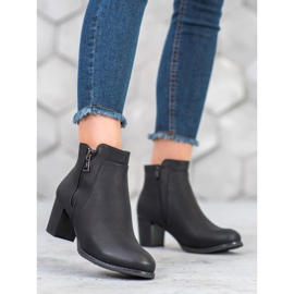 J. Star Bottines Avec Une Fermeture Éclair le noir 4