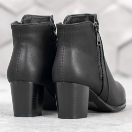 J. Star Bottines Avec Une Fermeture Éclair le noir 2
