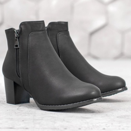 J. Star Bottines Avec Une Fermeture Éclair le noir 3