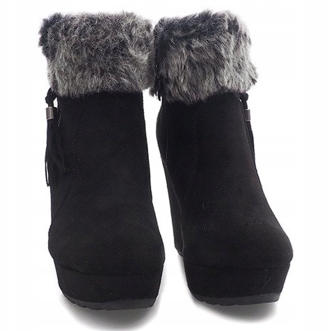 Bottines Compensées 58-385 Noir 2