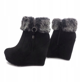 Bottines Compensées 58-385 Noir 1