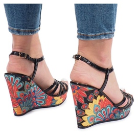 Sandales noires sur le coin Ibrahim 1