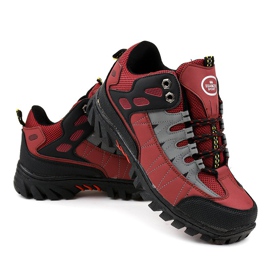 Chaussures de trekking femme rouges W317 le noir 2