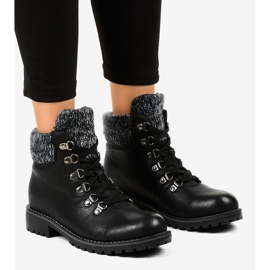 Chaussures de randonnée noires sans isolation Z186 le noir 1