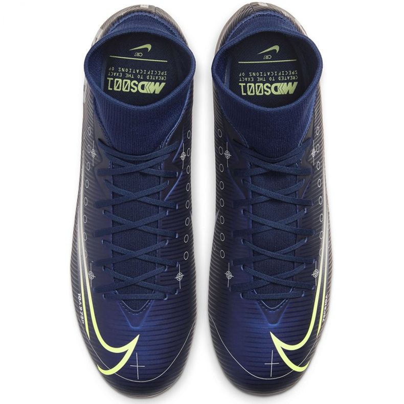 Chaussure de football Nike Mercurial Superfly 7 Academy Mds FG / MG M BQ5427 401 bleu bleu 1