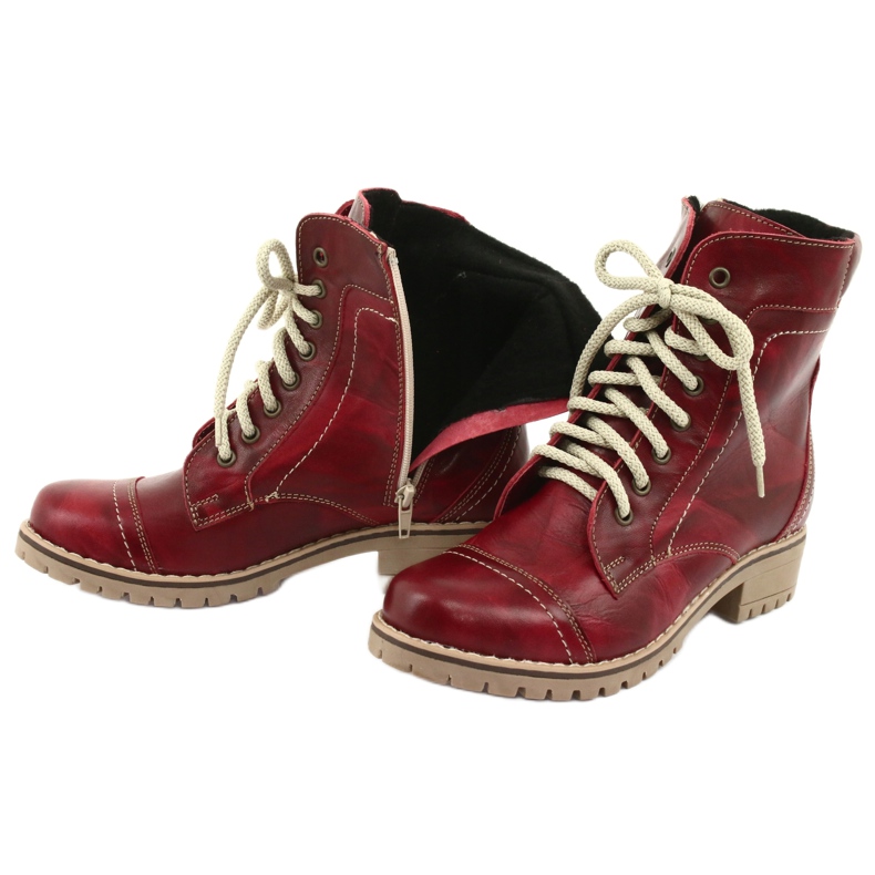 Bottes isolées avec un curseur Naszbut 845 rouge 5