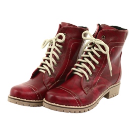 Bottes isolées avec un curseur Naszbut 845 rouge 3