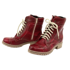Bottes isolées avec un curseur Naszbut 845 rouge 4