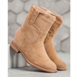 Seastar Bottines plates beiges 4