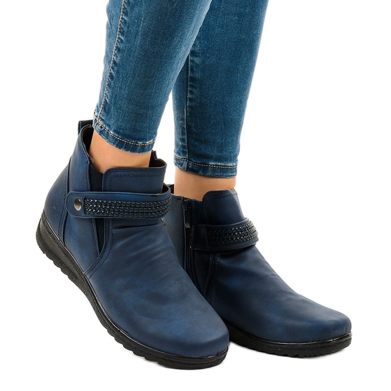 Bottes chaudes légères bleu foncé 6193 bleu marine 2
