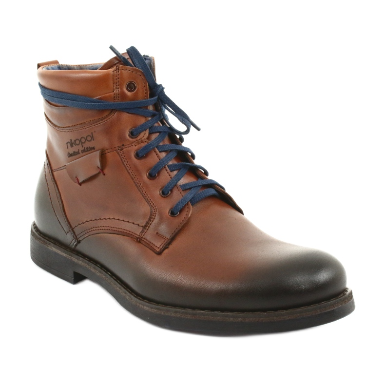 Bottines zippées Nikopol 700 marron brun 1