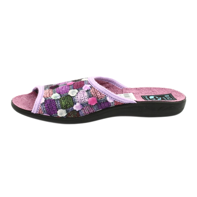 Chaussons violets Adanex 3D rose 2