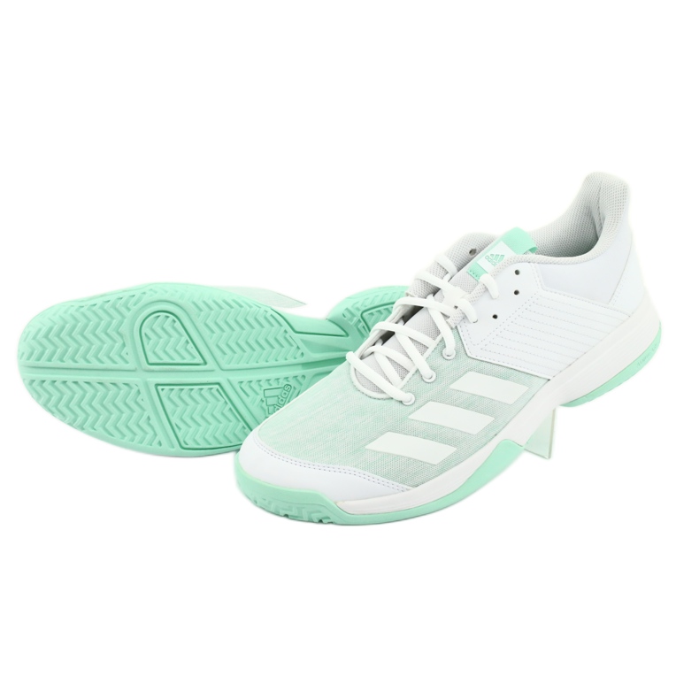 Chaussures Adidas Ligra 6 W BC1035 blanche vert 5