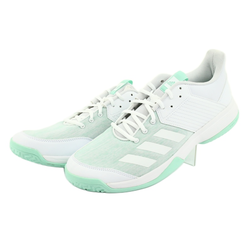 Chaussures Adidas Ligra 6 W BC1035 blanche vert 3
