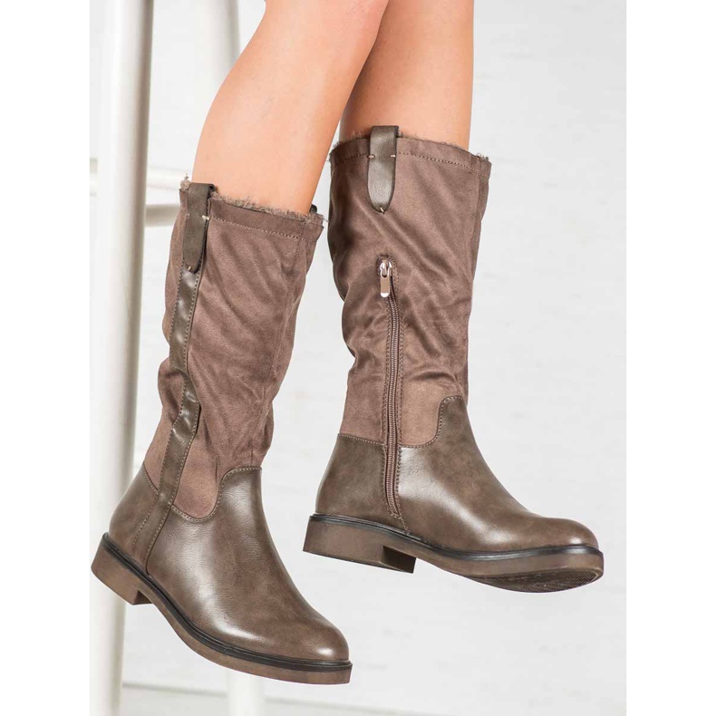 Super Mode Bottes classiques brun 2