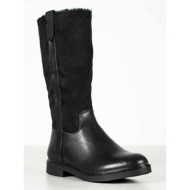 Super Mode Bottes classiques noir 1