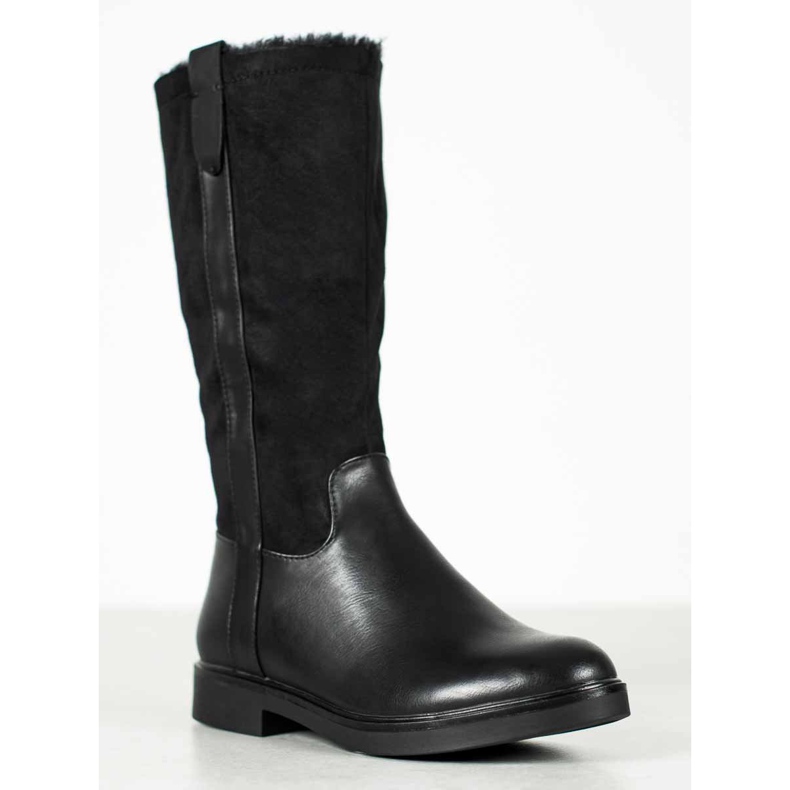 Super Mode Bottes classiques le noir 1