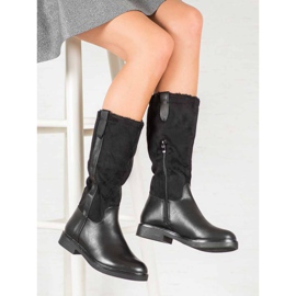 Super Mode Bottes classiques le noir 5
