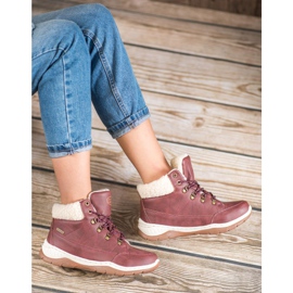 Arrigo Bello Bottes d'hiver chaudes rouge 2