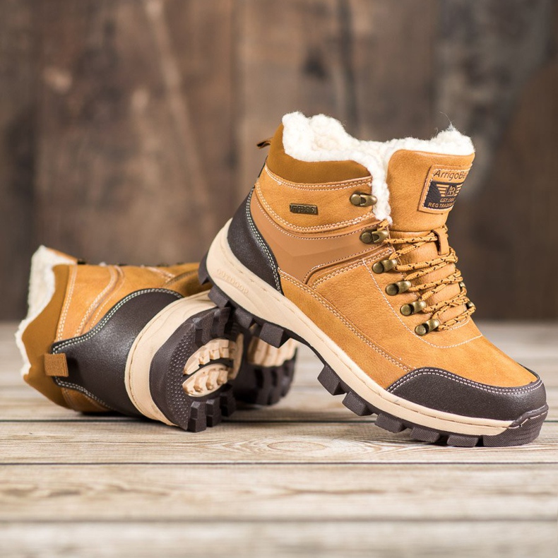 Arrigo Bello Bottes d'hiver à lacets brun 1 Arrigo Bello Bottes d'hiver à lacets brun 1