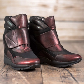 Sergio Leone Baskets Velcro rouge 1 Sergio Leone Baskets Velcro rouge 1