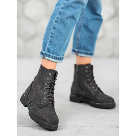 Sweet Shoes Bottines en daim noir le noir 3