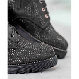 Sweet Shoes Bottines en daim noir le noir 6