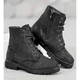 Sweet Shoes Bottines en daim noir le noir 5