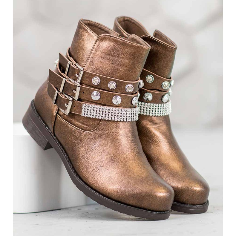 Forever Folie Bottes marron brun 1 Forever Folie Bottes marron brun 1