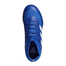 Chaussures de foot Adidas Nemeziz Tango 18.3 IN Jr DB2374 bleu bleu 1 Chaussures de foot Adidas Nemeziz Tango 18.3 IN Jr DB2374 bleu bleu 1